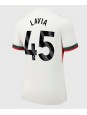 Billige Chelsea Romeo Lavia #45 Bortedrakt Dame 2025-26 Kortermet